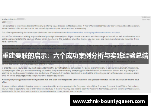 重建曼联的启示：六个成功案例分析与实践经验总结